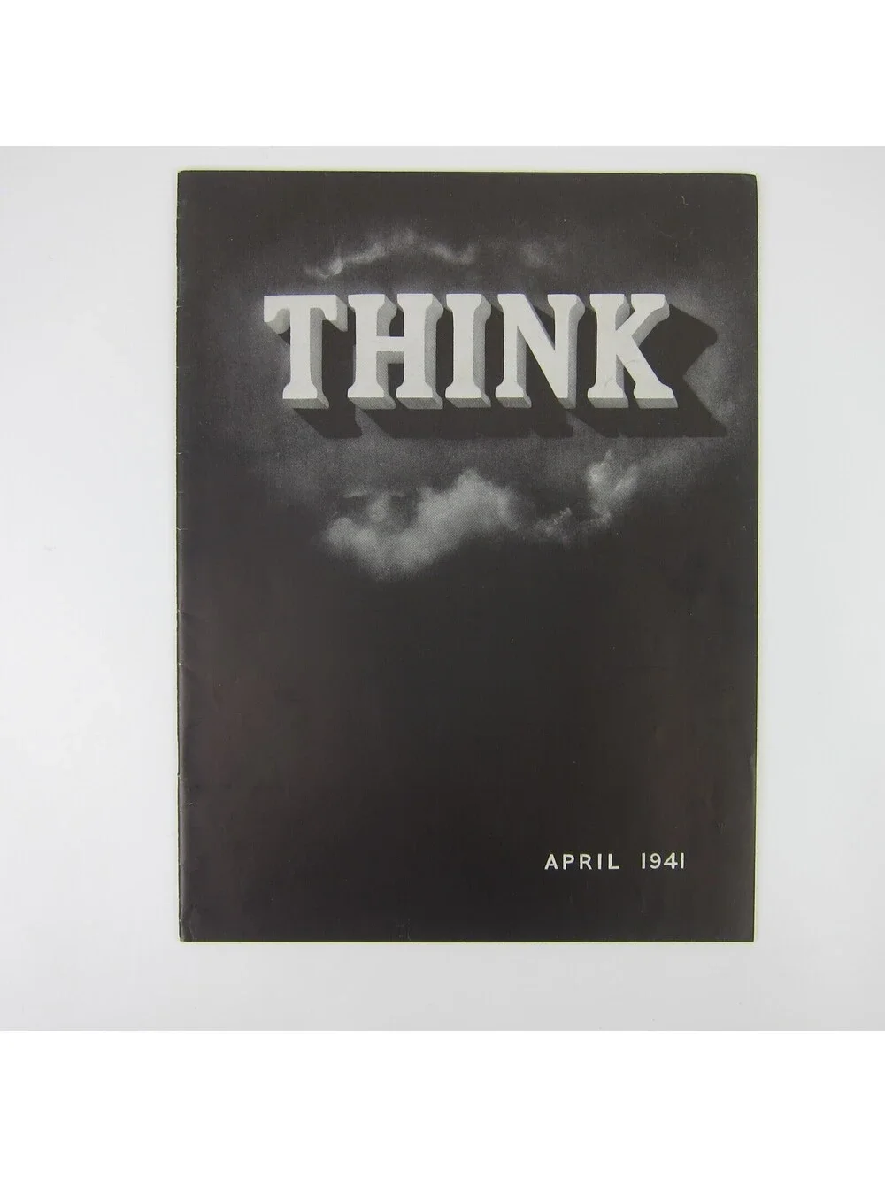 THINK Magazine IBM April 1941 Railroads Womens Fashion Home Design Vintage RARE